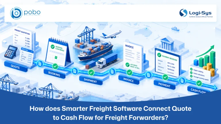 How does Smarter Freight Software Connect Quote to Cash Flow for Freight Forwarders?
